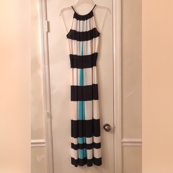MAGGY L Sleeveless ColorBlock Maxi-Dress EUC - Picture 7 of 8